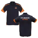 School Polo - Navy/Orange